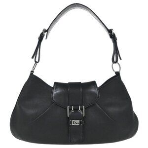 Christian Dior Black Leather Street Chic Handbag BOB0042 166540